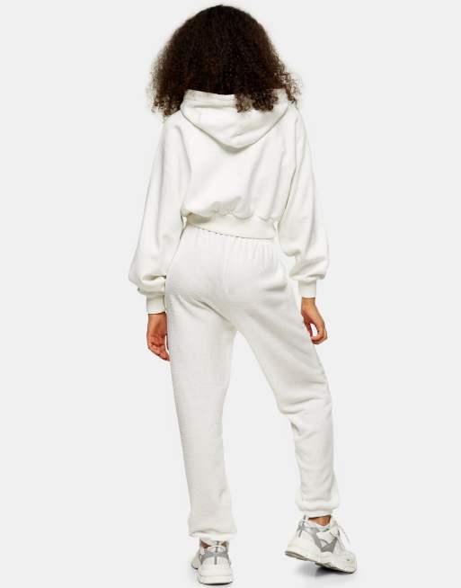 Topshop store white joggers