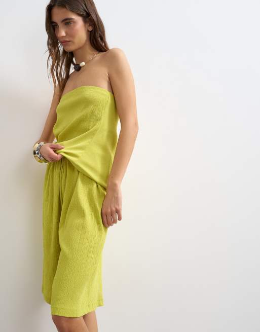 Topshop textured board shorts in green - part of a set, 3 of 5