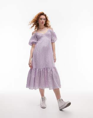 Topshop lilac clearance dress