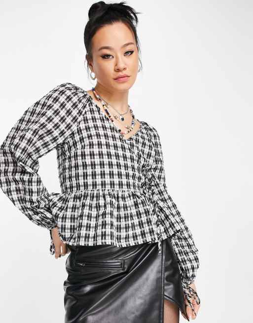 Side cheap peplum top