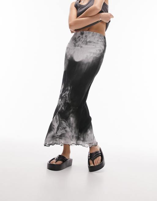 Topshop midi skirt 2025 in floral print