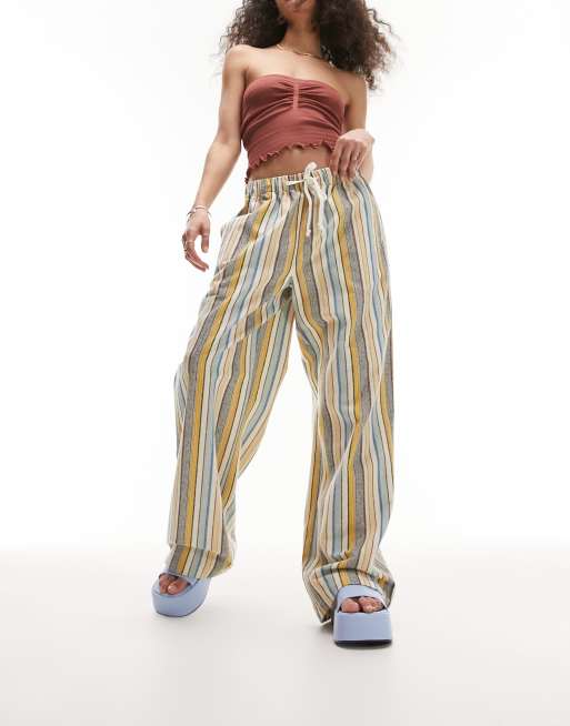 Multi store stripe trousers