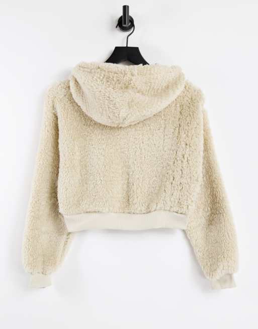 Topshop discount fluffy hoodie