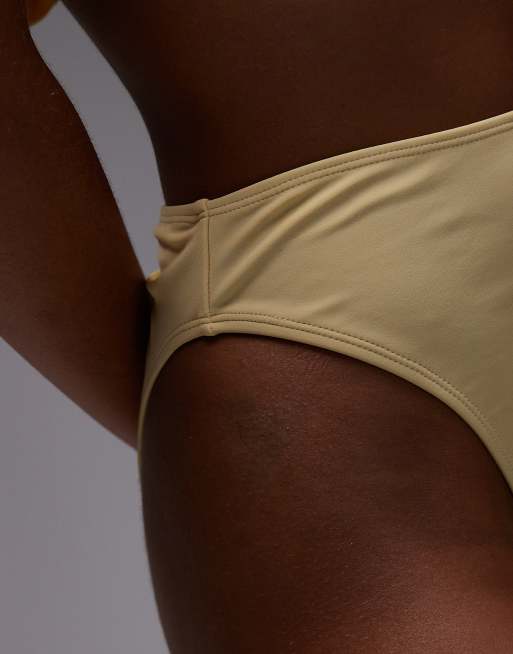 Topshop - Thailand - Kærnemælksgule bikinitrusser med høj talje, 3 af 4