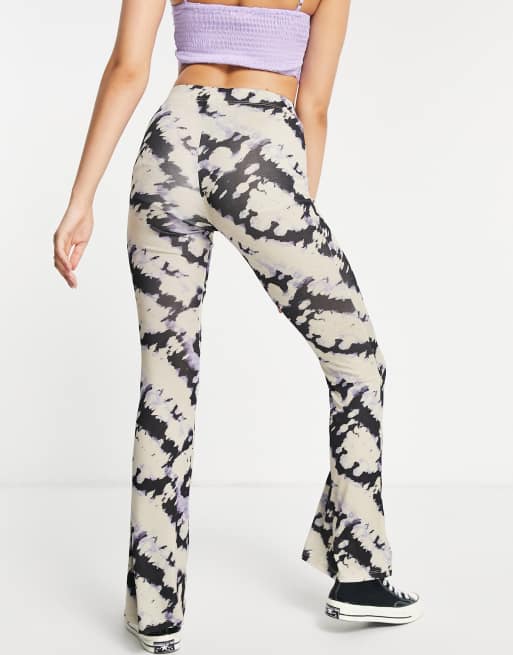 Flared hotsell leggings topshop