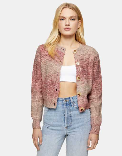 Topshop hot sale pink cardigan