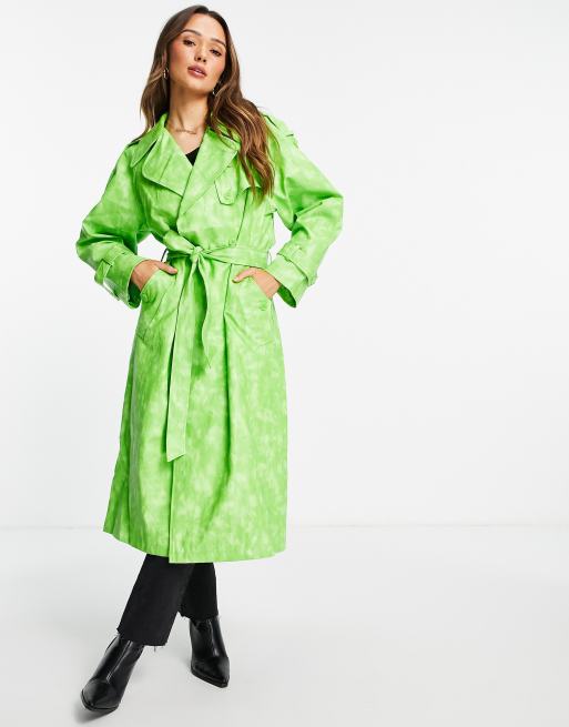 Tie dye trench on sale coat