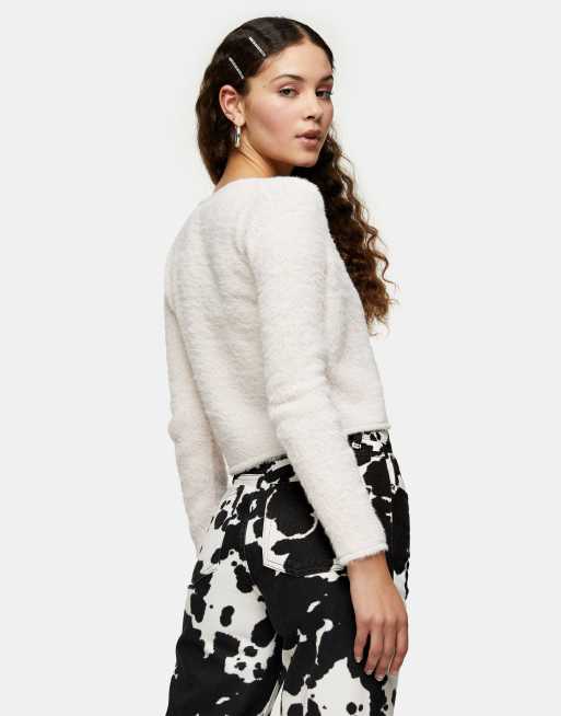 Topshop sale white cardigan