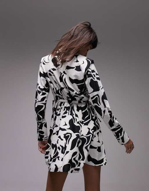 Topshop zebra shirt outlet dress