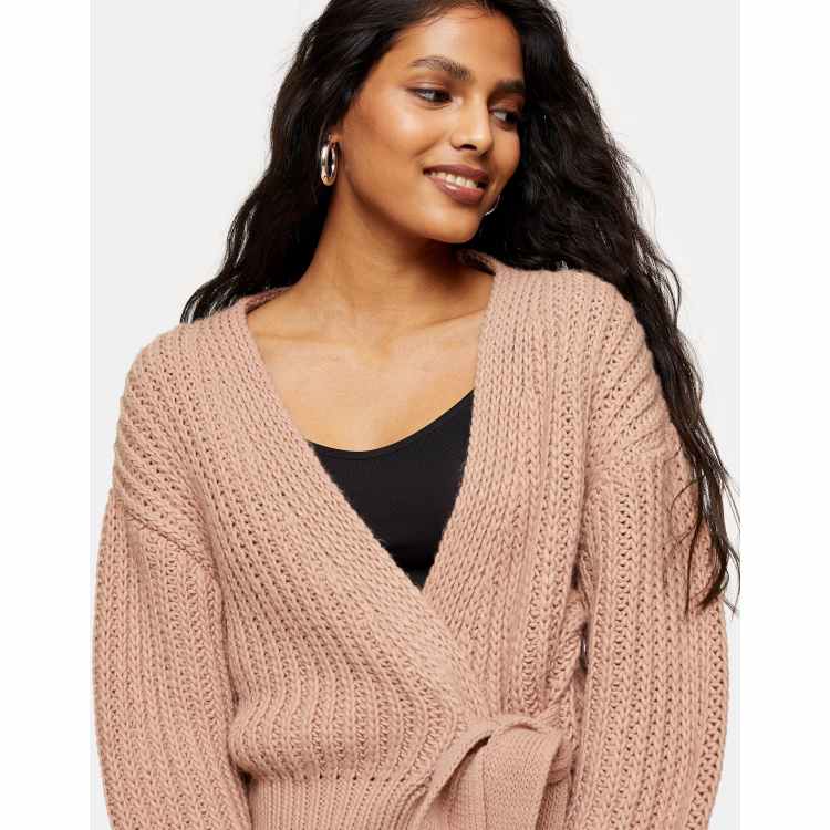 Rose pink cardigan sale