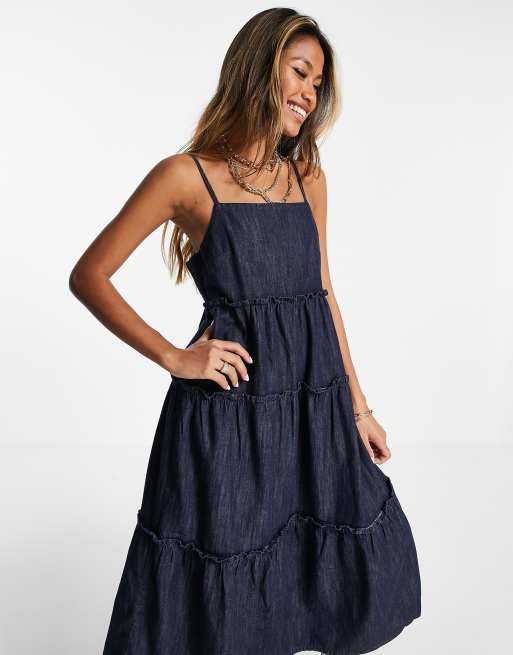 Indigo denim clearance dress