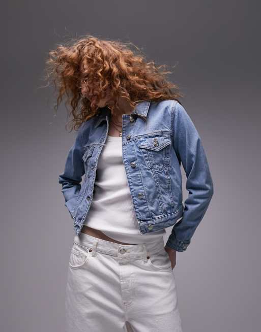 Topshop tilda denim jacket sale