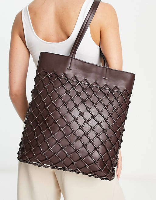 Tina weave tote in Asos Women Accessories Bags Purses 