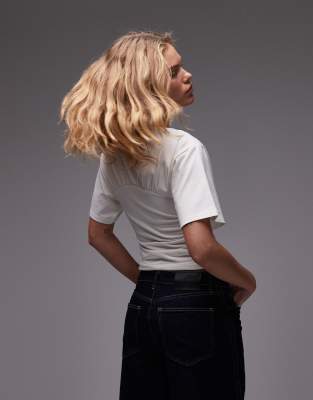 Short Sailor Femme Topshop Noir, Taille 6 (22 Pouces), Taille Haute, Fermeture éclair