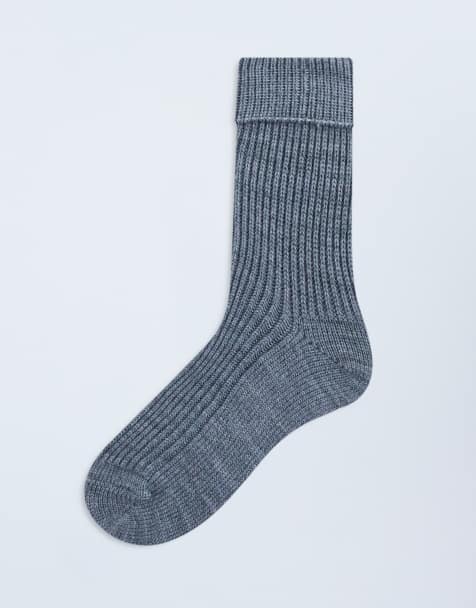 Topshop - Tot - Chaussettes côtelées confortables - Gris - view 1