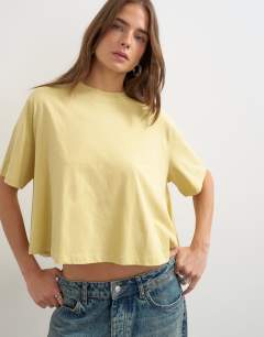 Trapeze tee in yellow