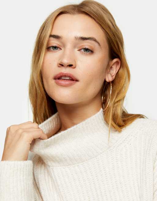 Turtle neck jumper womens on sale topshop