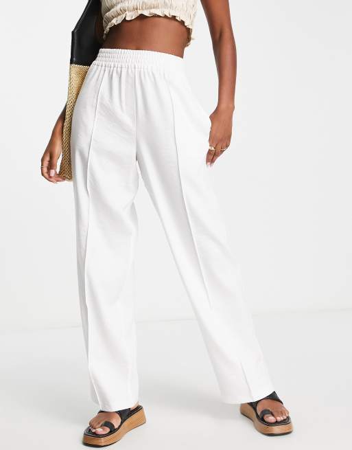 Topshop white joggers new arrivals