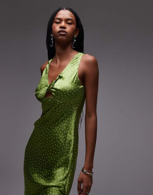 green emerald velvet dress Amazon.com: DANCOLOR Polka Dot Cami Dress V Neck Over Print High Waist  Women Sleeveless Cotton Beach Spaghetti Strap Sundresses(Color:Olive Green,Size:Large)  : Clothing, Shoes & Jewelry