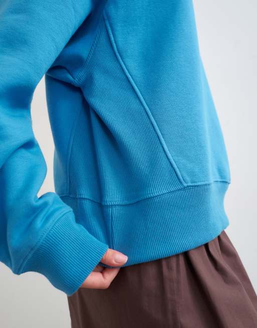 Topshop - Ultimate - Blå sweatshirt, 3 af 4