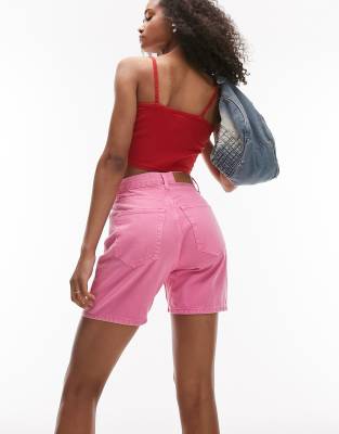 Шорты Topshop розовые