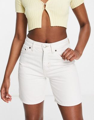Topshop ultimate Editor short in off-white