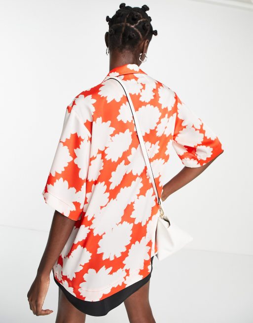 Topshop floral cheap shirt