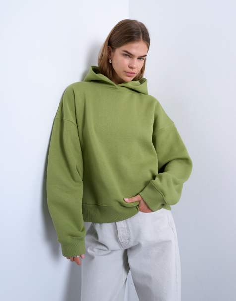 Topshop – Ultimate – Grön huvtröja - view 1