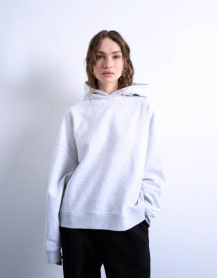 Topshop Ultimate Hoodie In White