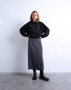Model wearing Ultimate hoodie in black