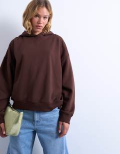 Ultimate hoodie in chocolate brown
