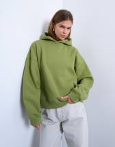 Topshop ultimate hoodie in green