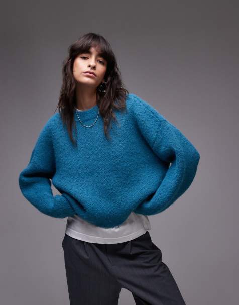 Topshop - Ultimate - Maglione comodo soffice blu - view 1