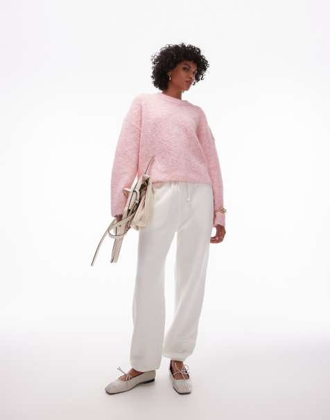 Topshop - Ultimate - Maglione comodo soffice rosa chiaro - view 1