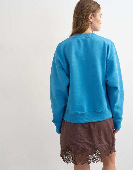 Topshop ultimate sweat in blue, 4 of 4