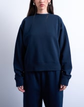 Topshop ultimate sweat in dark navy