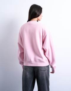 Model wearing Ultimate sweat in pink