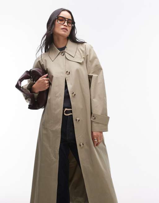 Topshop - Ultimate - Trench color pietra