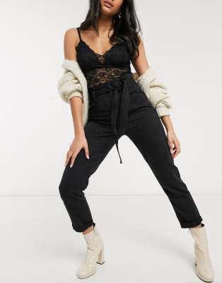 utility trousers black