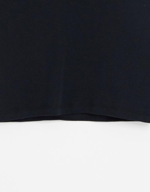 Topshop v neck baby tee in black, 4 of 4