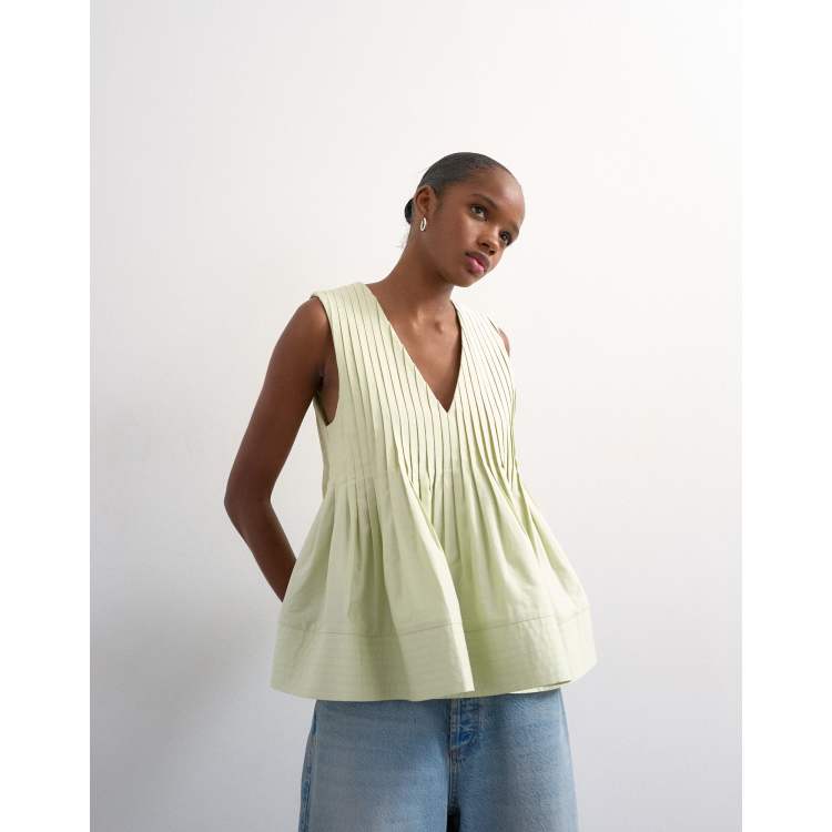 トップス Low classic HOLE POINT PRINT TOP Iconic Spots Crop Top - Black and White – Hazel & Olive