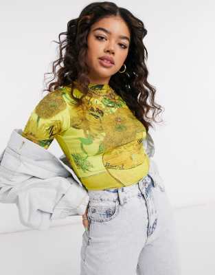 topshop van gogh top