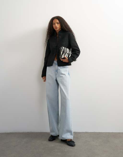 Topshop vaquero boyfriend holgado en blanqueado, 5 de 5