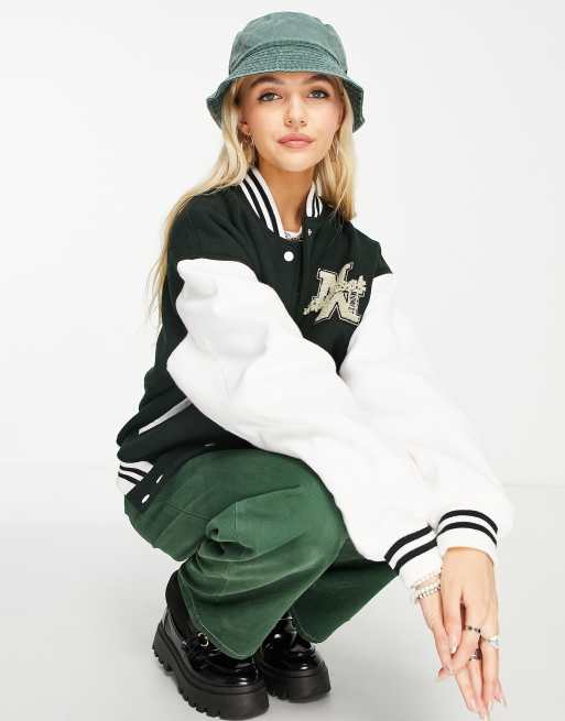 Baseball jacket women's topshop new arrivals