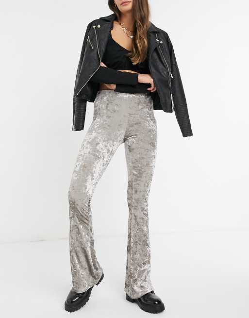 ASOS WHITE Crushed Velvet Pant