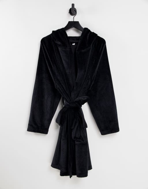 Topshop black sales dressing gown