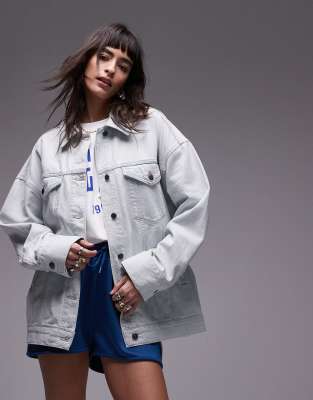 Veste en polaire TOPSHOP en Blanc | ABOUT YOU