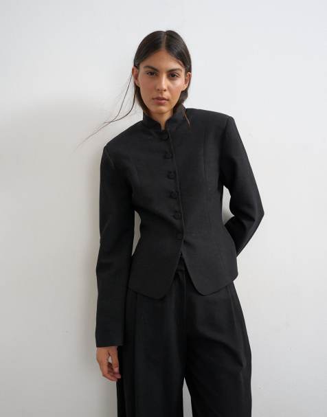 Topshop - Veste style hussard d'ensemble - Noir - view 1