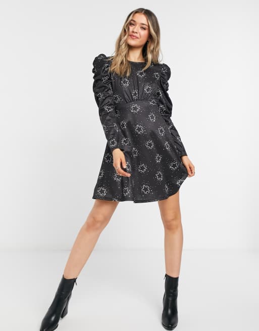 Vestito nero morbido clearance