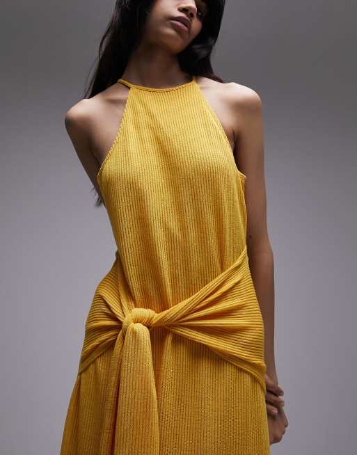 Vestito ocra online